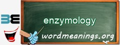 WordMeaning blackboard for enzymology